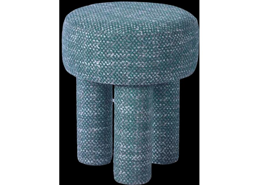 Claire Teal Knubby Stool