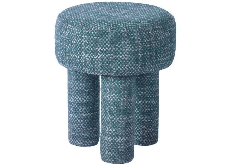 Claire Teal Knubby Stool