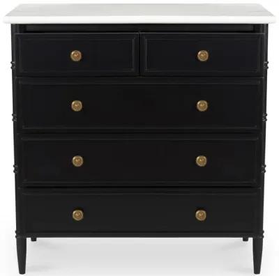 Eleanor 5 Drawer Chest Black