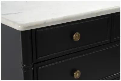 Eleanor 5 Drawer Chest Black