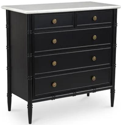 Eleanor 5 Drawer Chest Black