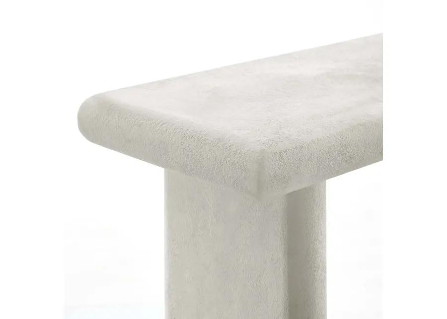 Relic Concrete Textured Console Table