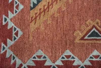 Mesa Rust Southwest/Tribal Wool 8' x 11' Rectangle Rug