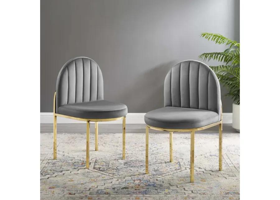 Isla Dining Side Chair Performance Velvet Set of 2