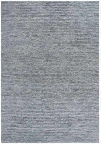 Mason Park Gray Solid/Tone on Tone Recycled Polyester 7'6" x 9'6" Rectangle Rug