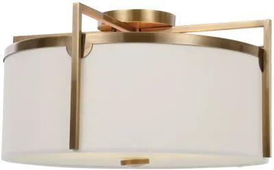 Colfax Brass 3 Light Semi Flush