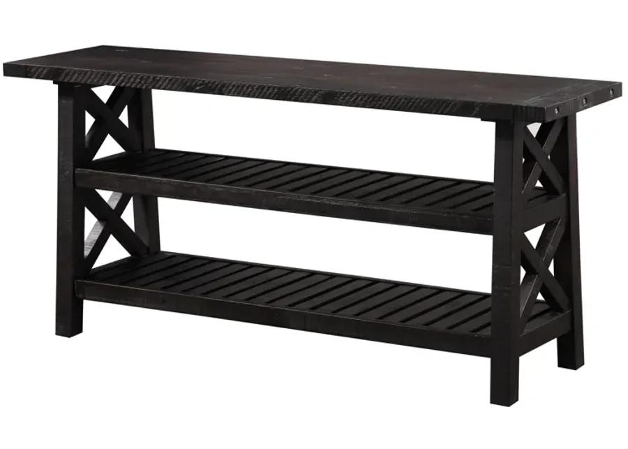 Yosemite Solid Wood Console Table in Cafe