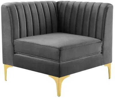 Triumph Channel Tufted Performance Velvet 4-Seater Sofa