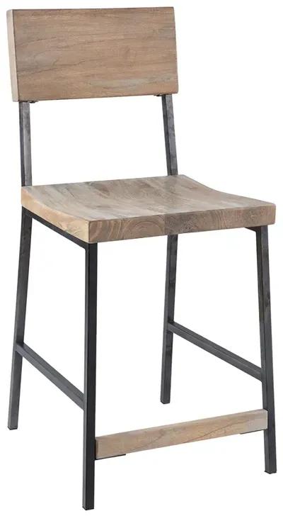 INK+IVY Tacoma Grey 24" Counter stool