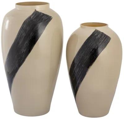 Brushstroke Vase - Small Cream