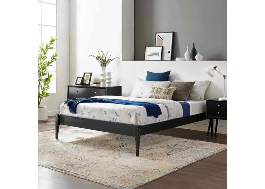 June Queen Wood Platform Bed Frame