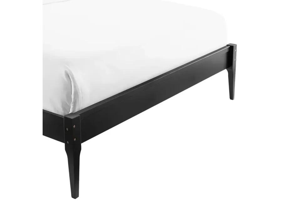 June Queen Wood Platform Bed Frame