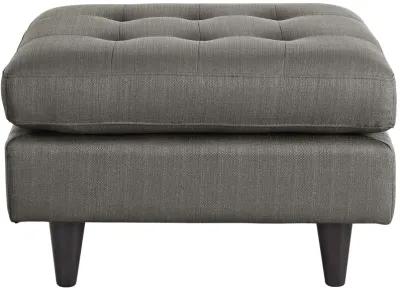 Empress Upholstered Fabric Ottoman