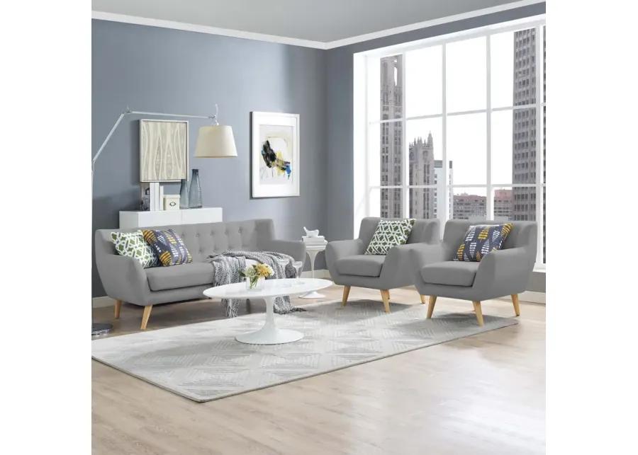 Remark 3 Piece Living Room Set