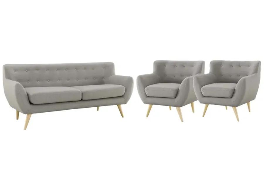 Remark 3 Piece Living Room Set