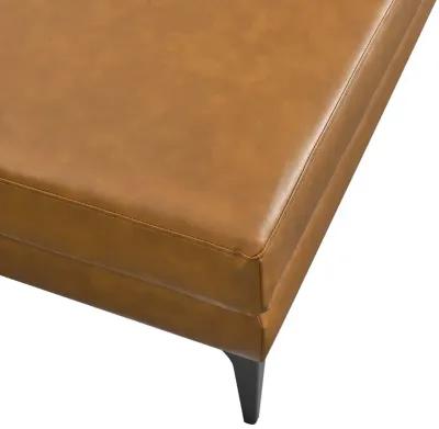 Evermore Vegan Leather Ottoman