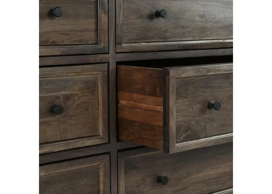 Adelaide Wood 9Dwr Dresser Cocoa Brown