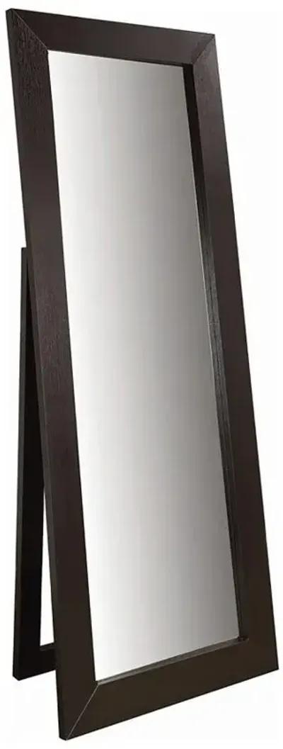 Toga Rectangular Floor Mirror Cappuccino