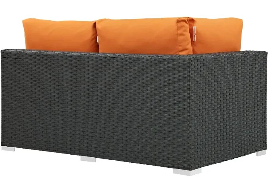 Sojourn Outdoor Patio Sunbrella® Left Arm Loveseat