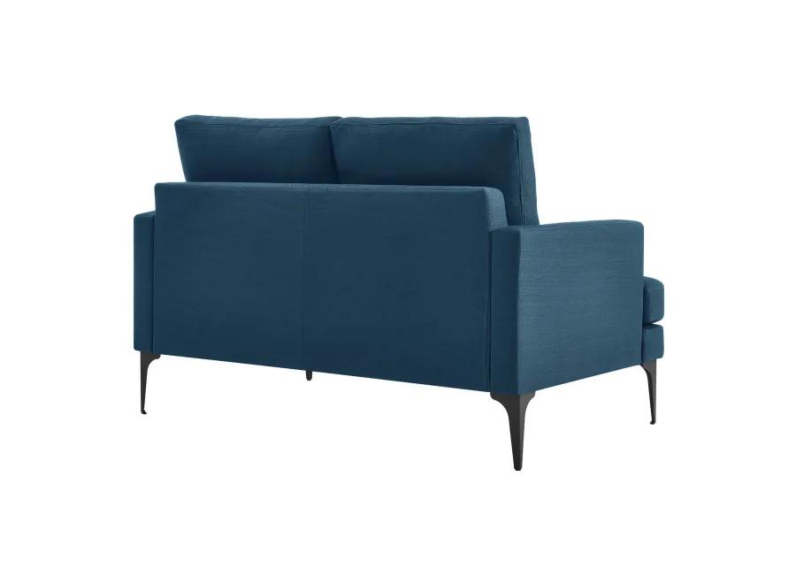 Evermore Upholstered Fabric Loveseat