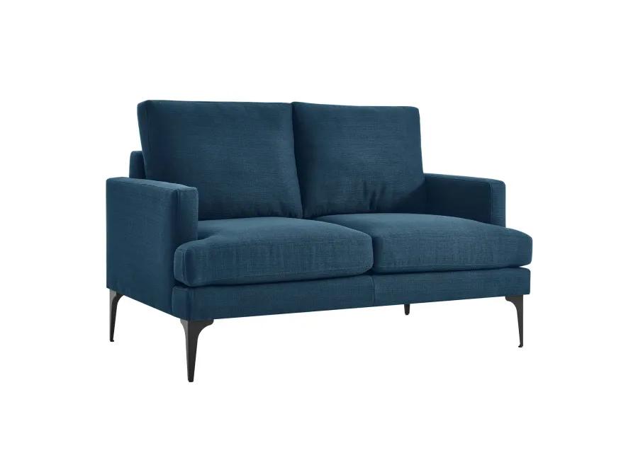 Evermore Upholstered Fabric Loveseat