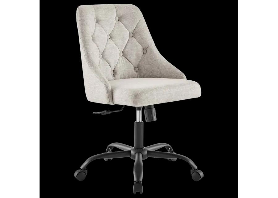 Distinct Tufted Swivel Upholstered Office Chair