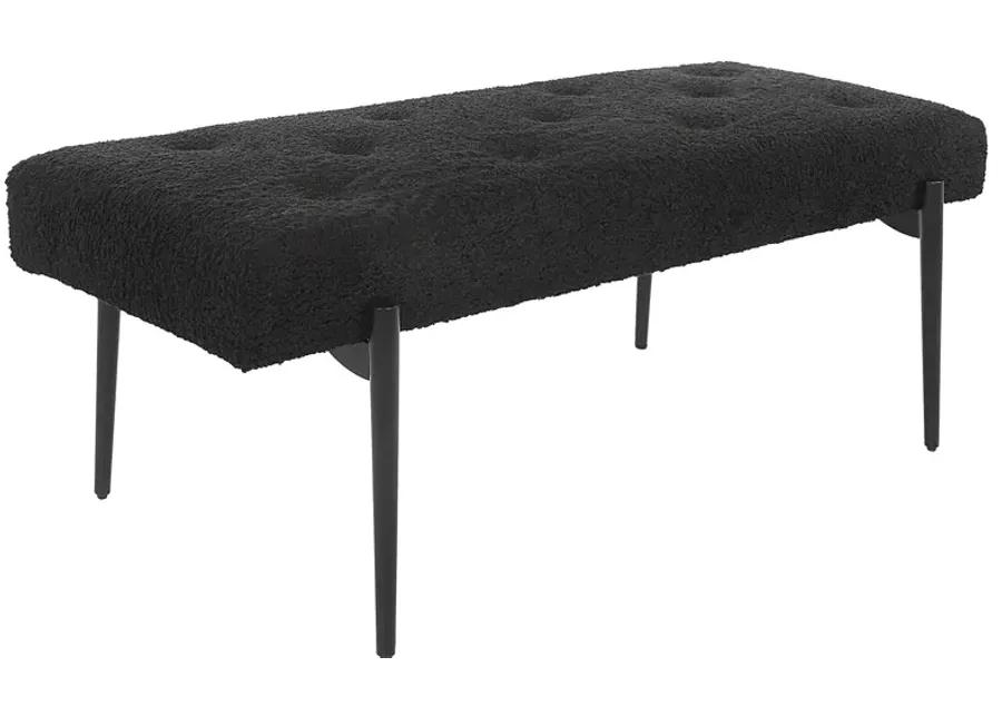 Olivier Modern Black Bench