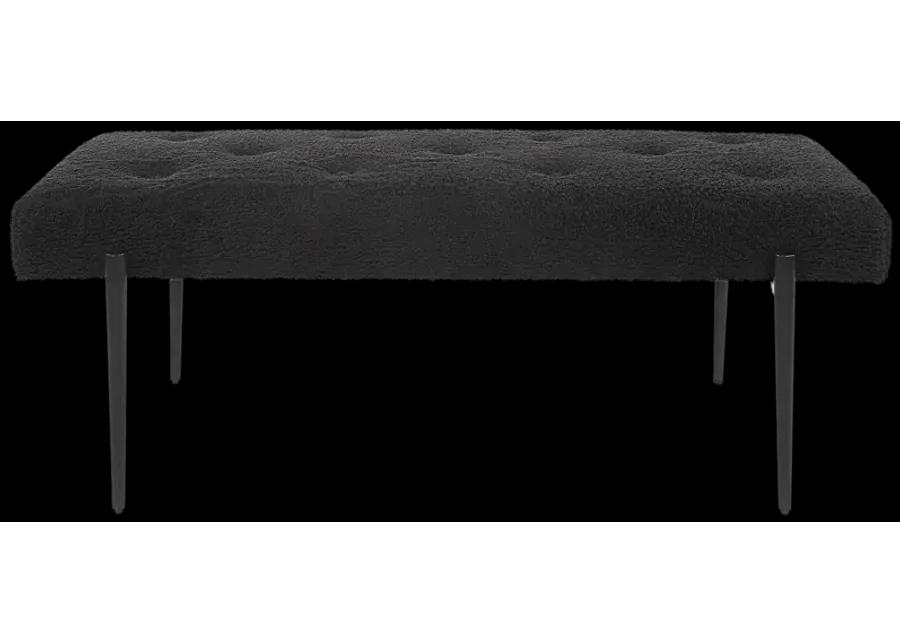 Olivier Modern Black Bench