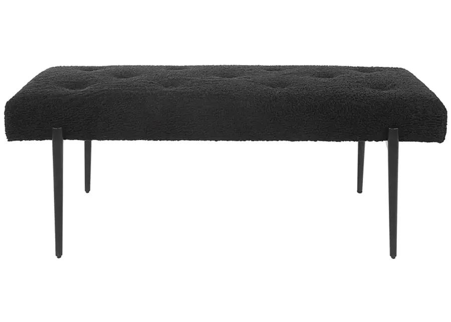 Olivier Modern Black Bench