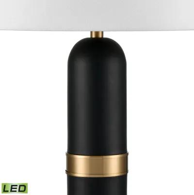 Pill 34'' High 1-Light Table Lamp - Matte Black - Includes LED Bulb