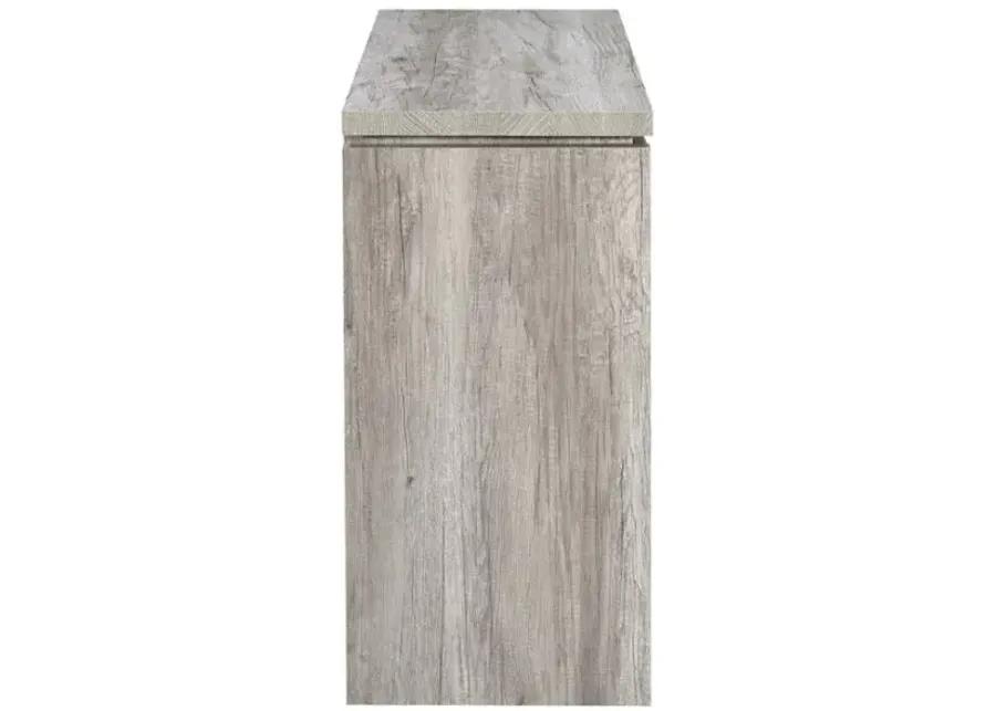 Enoch 2-door Accent Cabinet Grey Driftwood