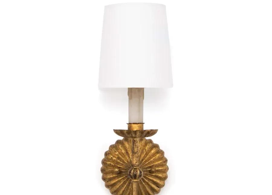 Clove Antique Gold Leaf Single Sconce 