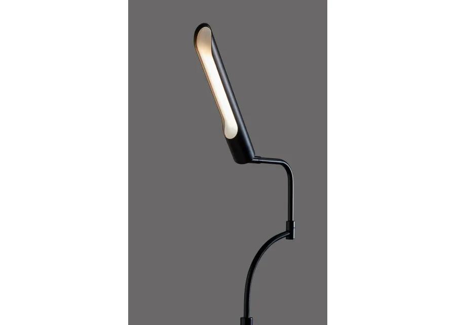 Zane LED Floor Lamp w. Smart Switch- Black