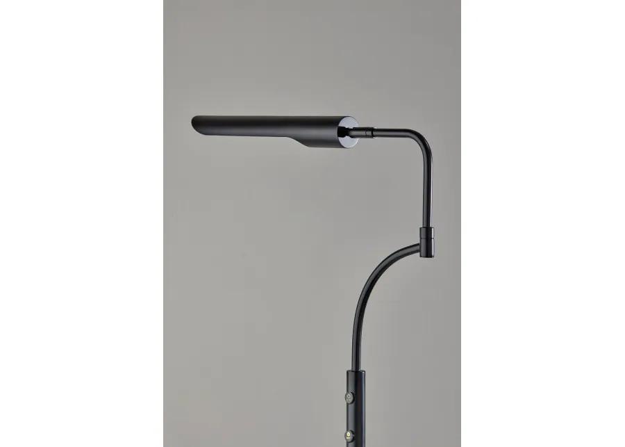 Zane LED Floor Lamp w. Smart Switch- Black