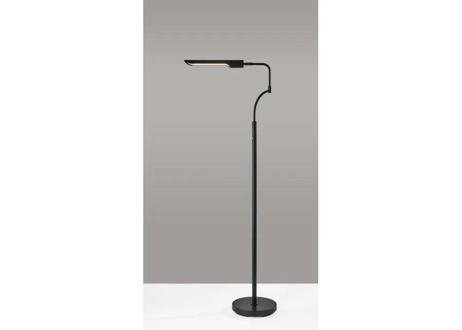 Zane LED Floor Lamp w. Smart Switch- Black