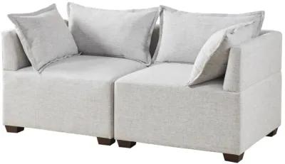 Molly 2-Piece Modular Loveseat Sofa