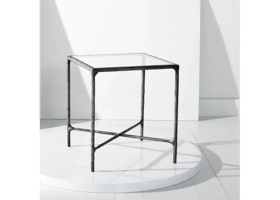 Jessa Metal Square End Table