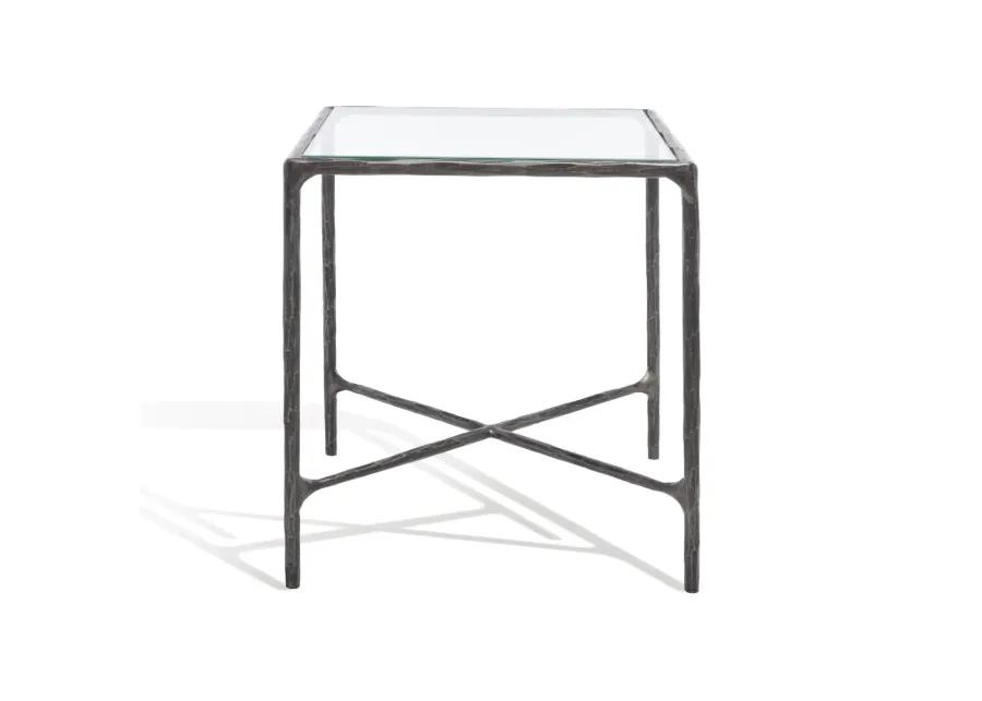 Jessa Metal Square End Table