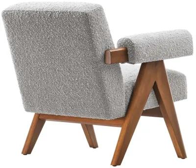 Lyra Boucle Fabric Armchair - Set of 2