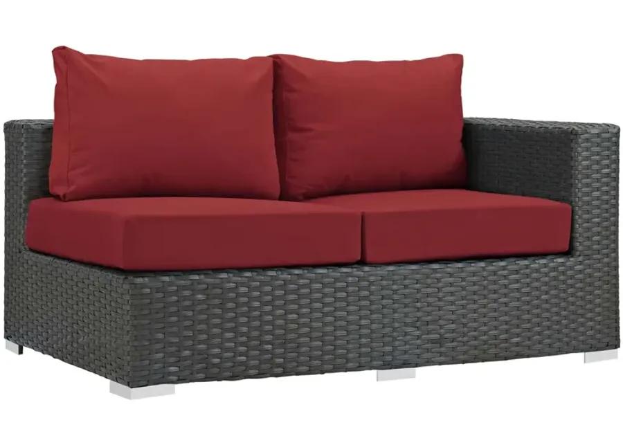 Sojourn 11 Piece Outdoor Patio Sunbrella® Sectional Set