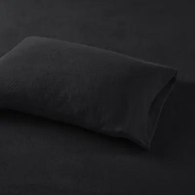 True North by Sleep Philosophy Micro Fleece Black Sheet Set