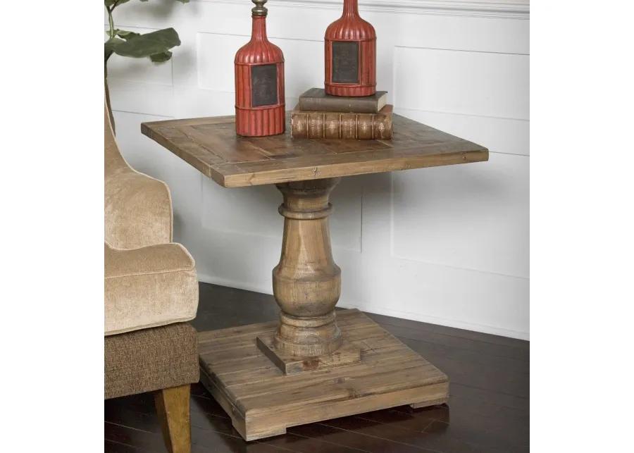 Stratford Pedestal End Table