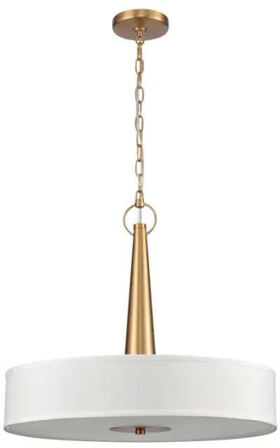 Leo 22'' Wide 4-Light Pendant - Brushed Gold