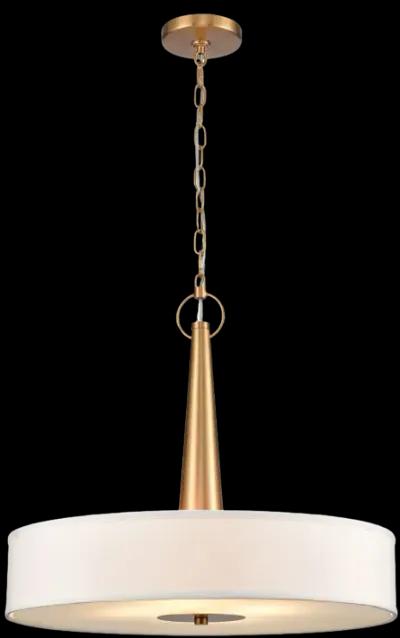 Leo 22'' Wide 4-Light Pendant - Brushed Gold