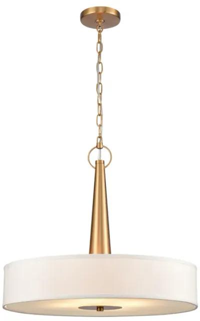 Leo 22'' Wide 4-Light Pendant - Brushed Gold