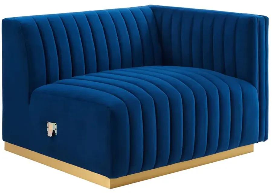 Conjure Channel Tufted Performance Velvet Loveseat