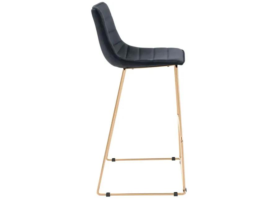 Adele Barstool (Set of 2) Black & Gold