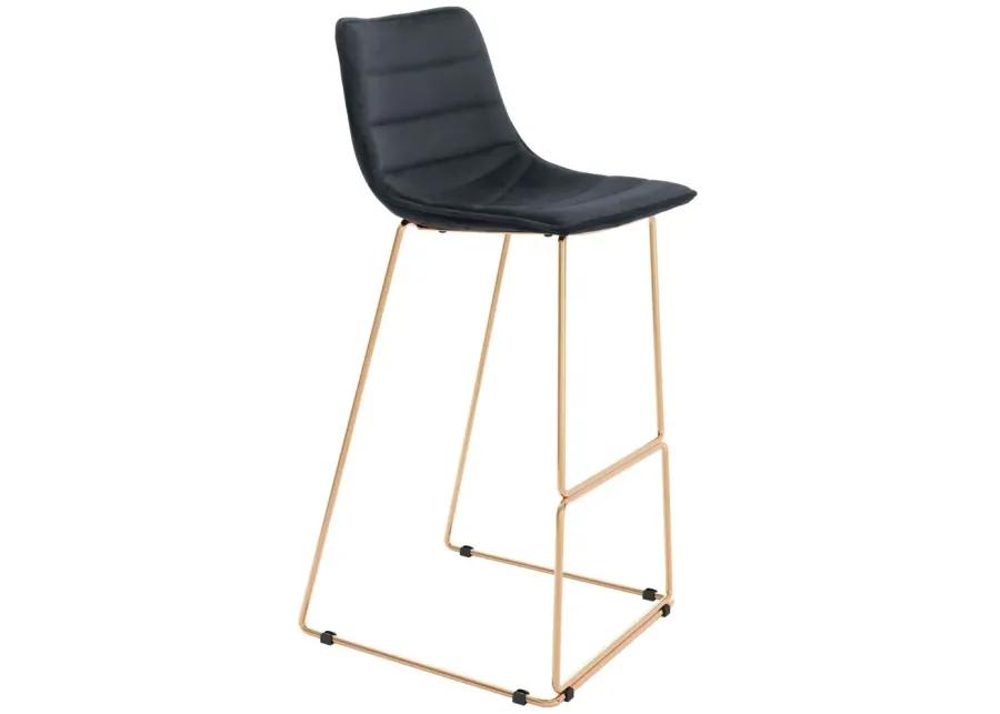 Adele Barstool (Set of 2) Black & Gold