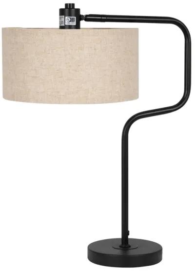 S/3 61"/21"metal Floor And Table Lamps, Black - Set of 3