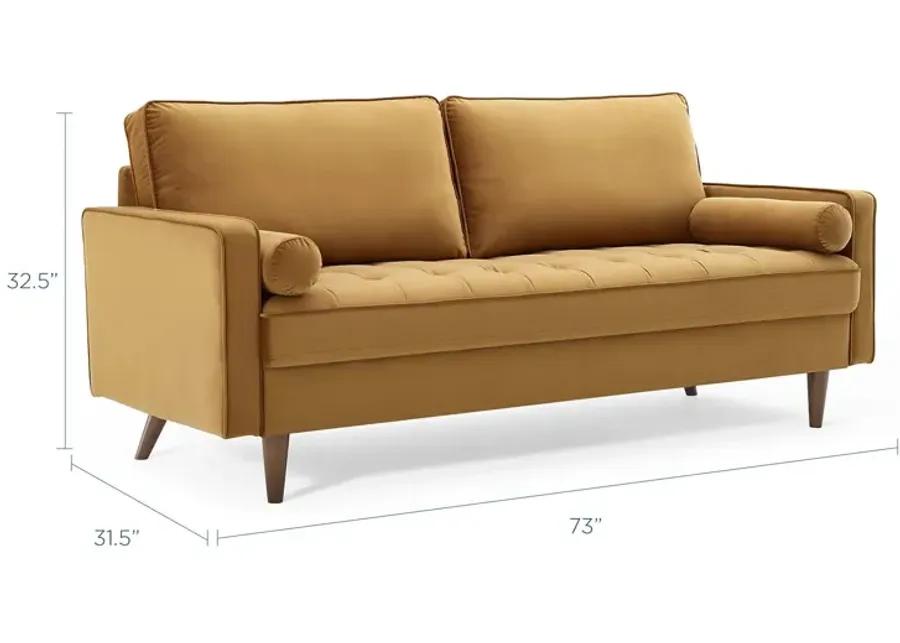 Valour Performance Velvet Sofa